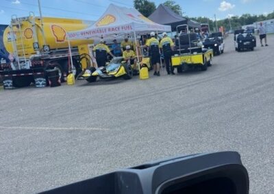 IBEW Local 71 Members | Mid-Ohio Sports Car Course | Car Fueling Up