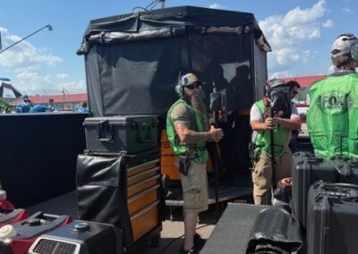 IBEW Local 71 Members | Mid-Ohio Sports Car Course | Pit Road Coverage