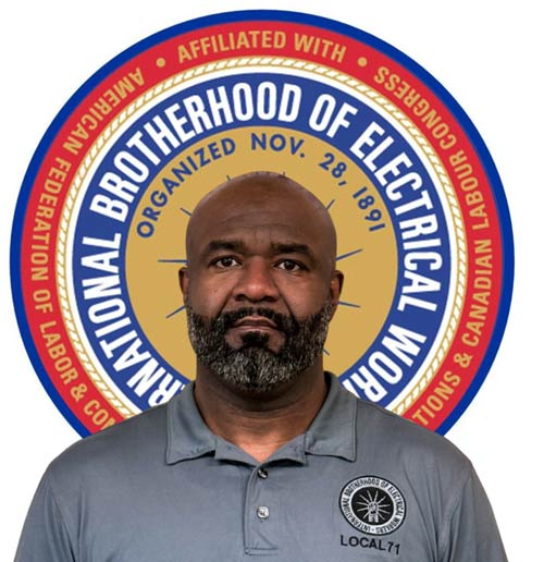 Calvin Martin Headshot | IBEW Local 71