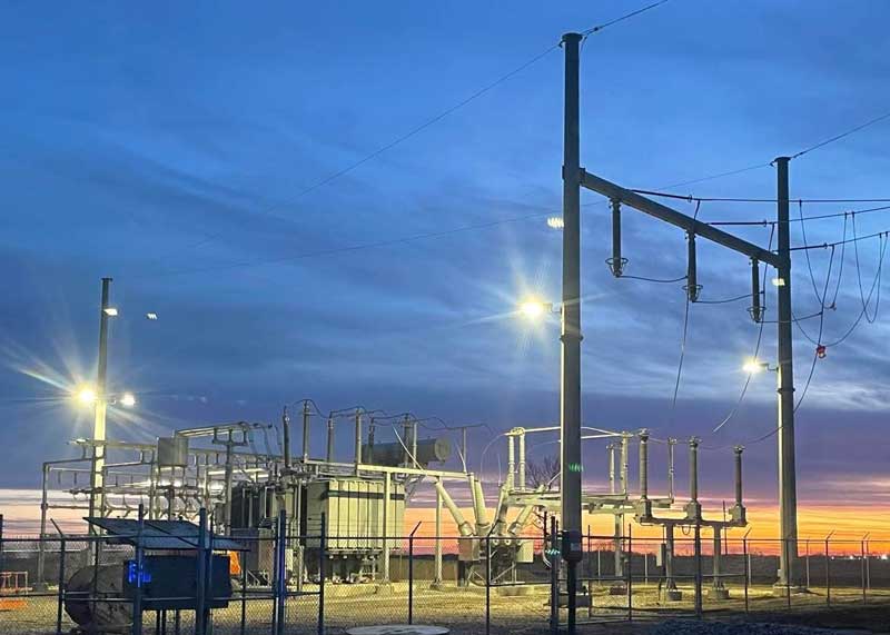 Electrical Substation Sunset | IBEW Local 71