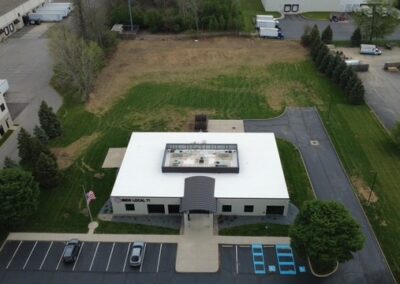 Aerial View Of Land Where New IBEW Local 71 Union Hall Will Be Built