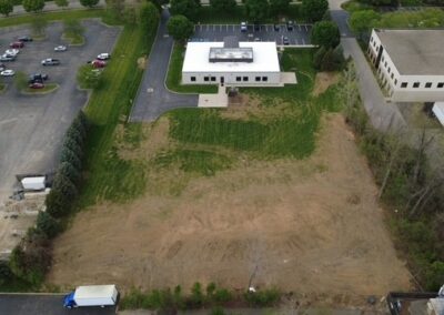 Aerial View Of Land Where New IBEW Local 71 Union Hall Will Be Built