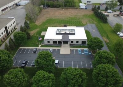 Aerial View Of Land Where New IBEW Local 71 Union Hall Will Be Built