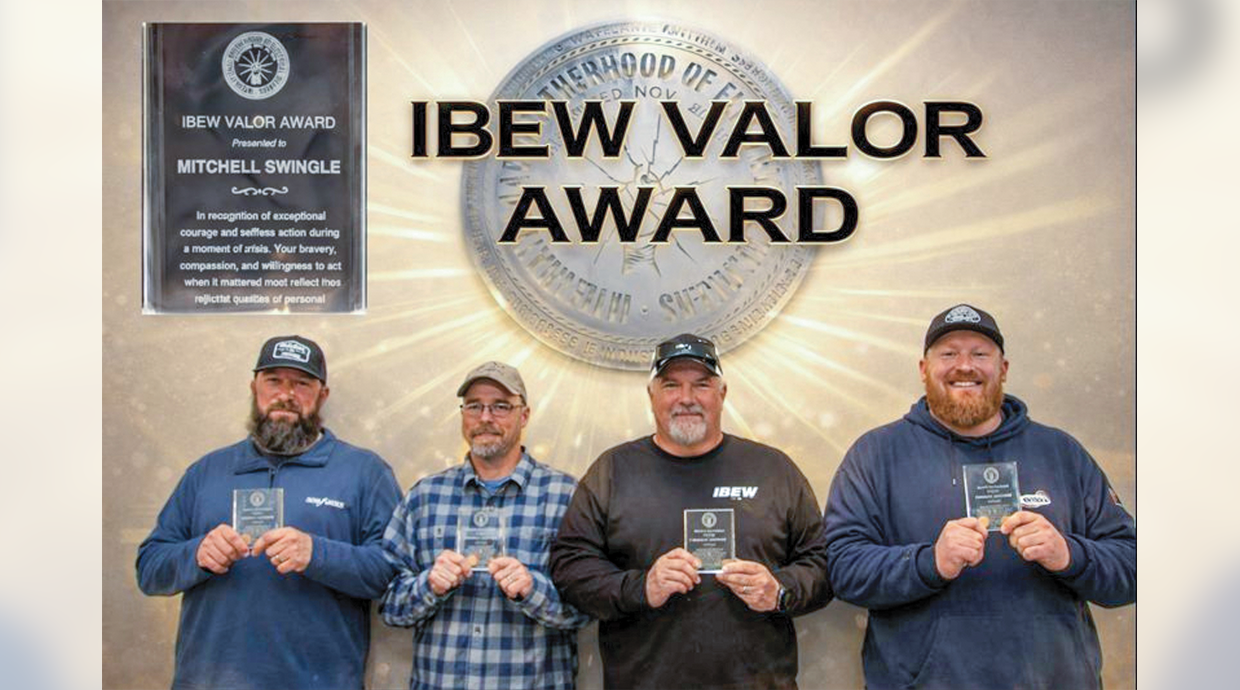 Local 71 members with Valor Awards