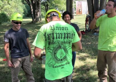 IBEW Local 71 Linemen | Backside Of IBEW Local 71 T-Shirt