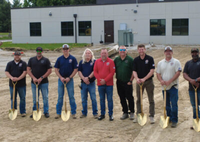 IBEW Local 71 Union Leaders at Local Union Hall Groundbreaking Ceremony