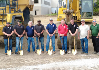 IBEW Local 71 Union Leaders at Local Union Hall Groundbreaking Ceremony