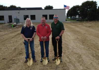 IBEW Local 71 Treasurer Kurt Williams | Business Manager/Financial Secretary Todd Kessler | James Roessner Recording Secretary/Assistant Business Manager | IBEW Local 71 Union Hall Groundbreaking Ceremony