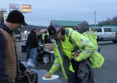 Local 71 Linemen | Taking Break During Storm Repair