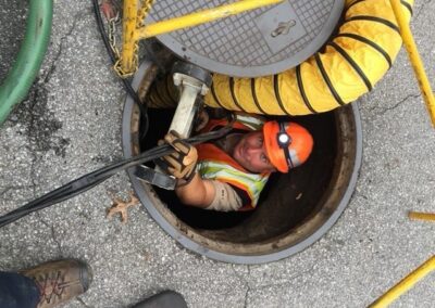 IBEW Local 71 Telecom Member | Climbing Out Of The Manhole