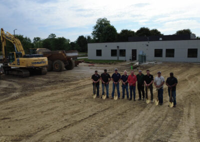 IBEW Local 71 Union Leaders at Local Union Hall Groundbreaking Ceremony