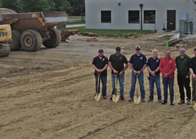 IBEW Local 71 Union Leaders at Local Union Hall Groundbreaking Ceremony
